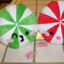 Peppermint Candy Plushies