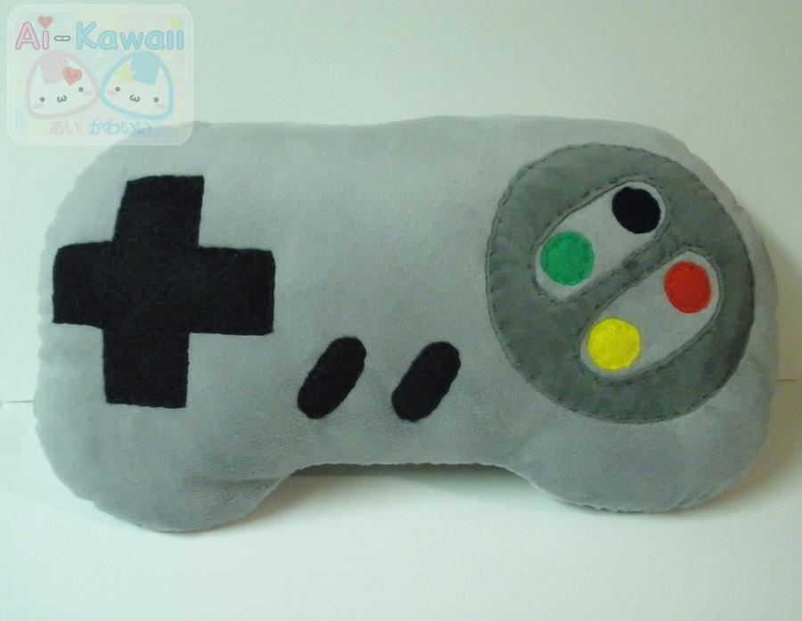Retro Nintendo Game Controller Pillow