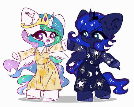 Celestia and Luna by etozhexleb