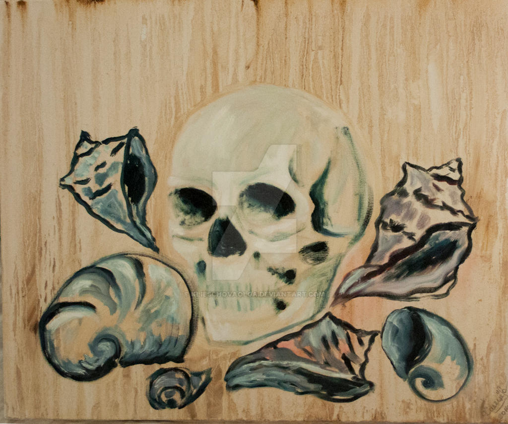 Shell Scull THE SCULL AND THE SHELLS by KlieschovaOlga on DeviantArt