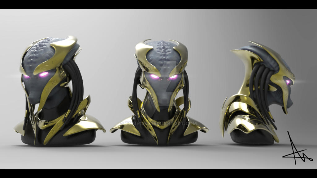 Protoss head by tome1993 on DeviantArt
