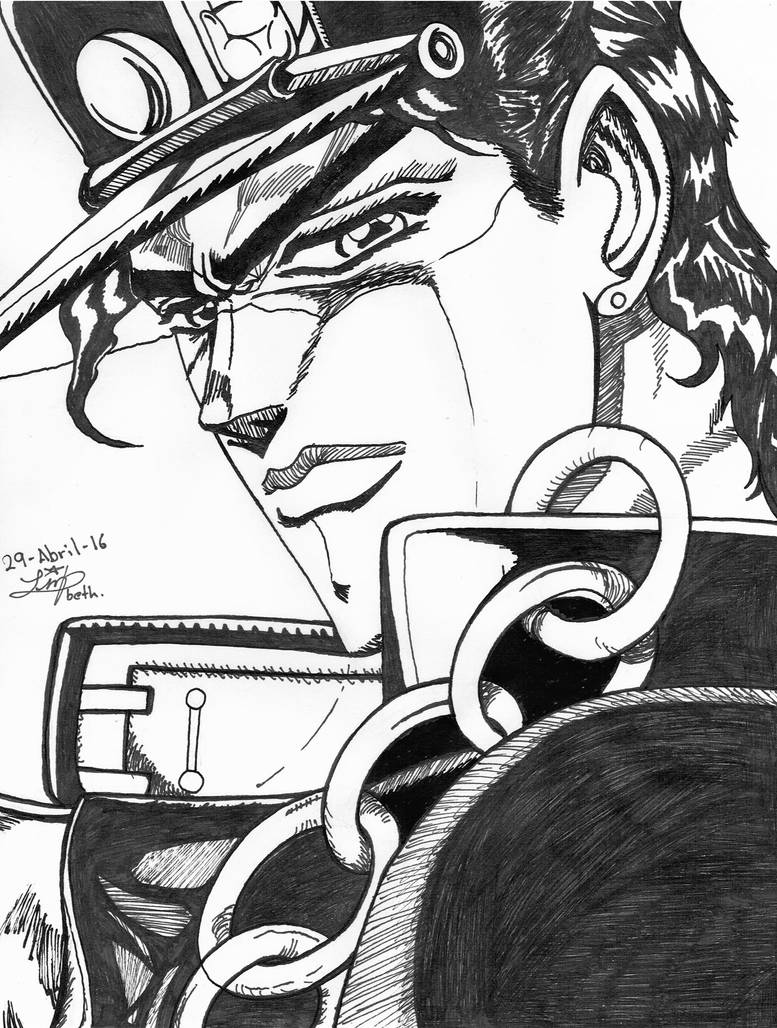 Kujo Jotaro by MonsterDongHae07 on DeviantArt