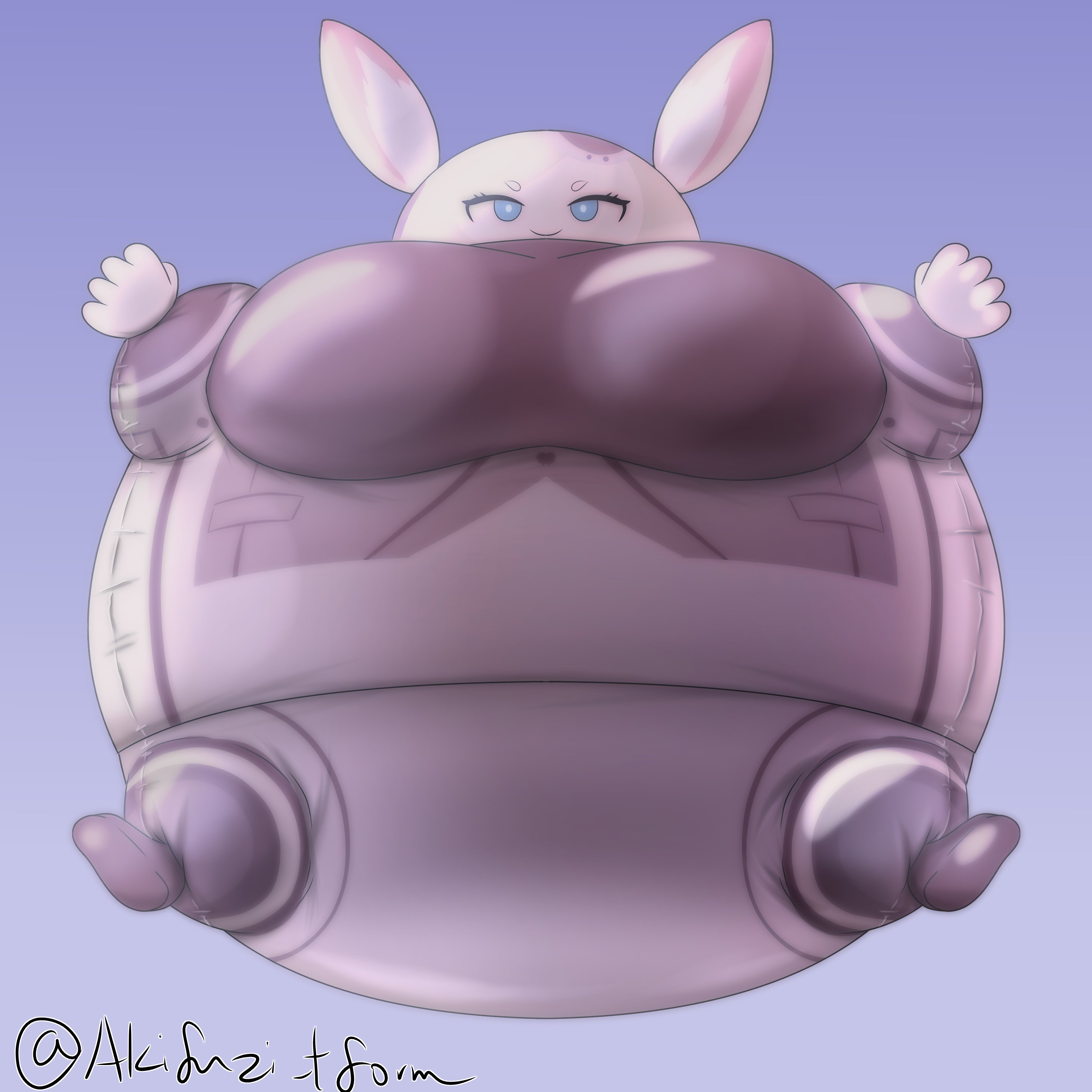 Fox Inflation Fox Woman Inflation 2/2 by LoudHouseFan09 on DeviantArt