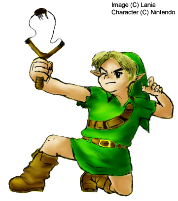 Link and Fairy Slingshot color by lania