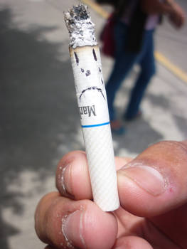 A sad cigarette