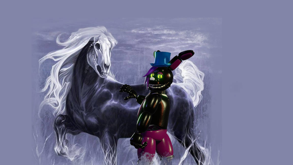 Evil Springbonnie and Ghosthorse by Nadii1989 on DeviantArt