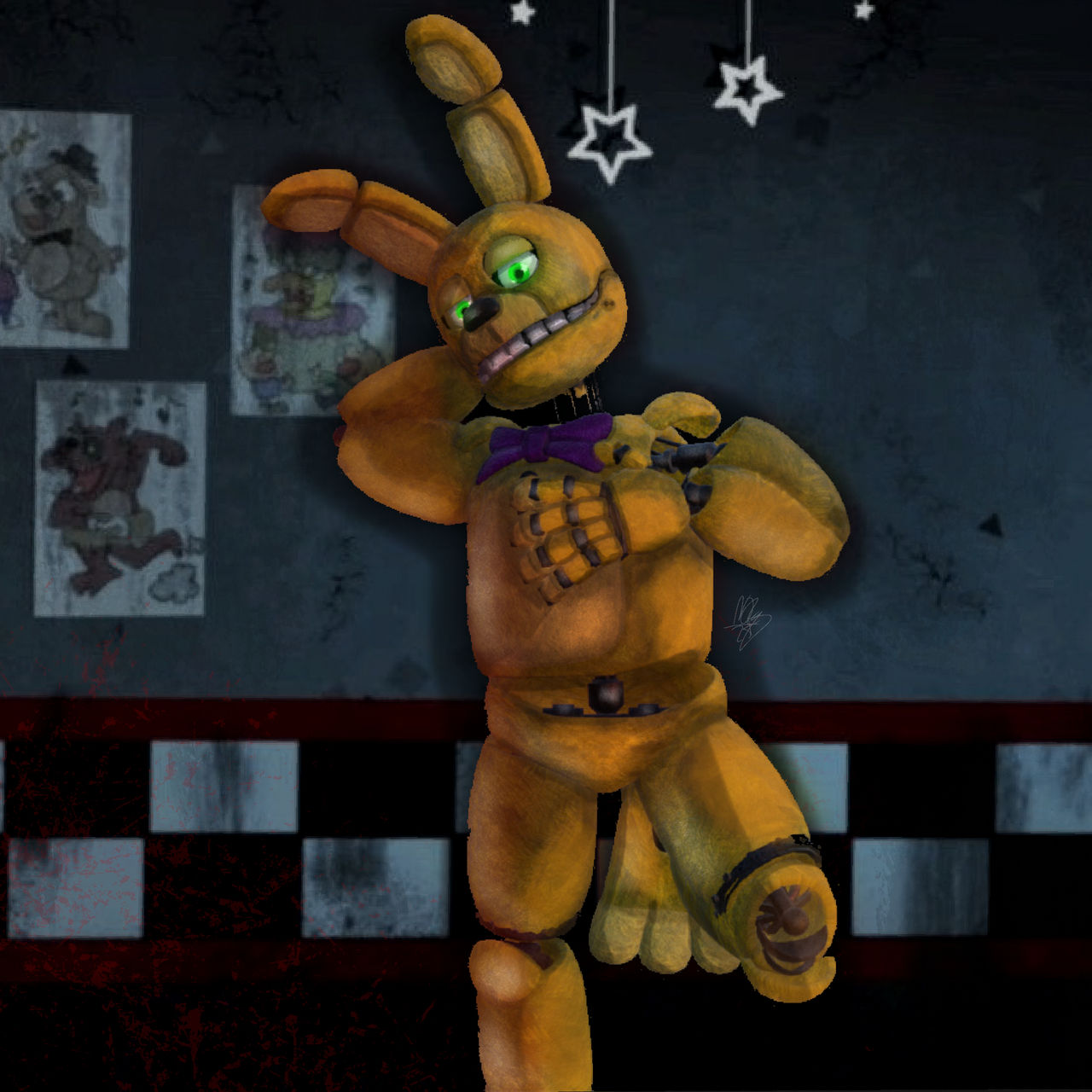Springbonnie Face Springbonnie by Nadii1989 on DeviantArt