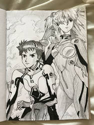 Shinji and Asuka (Neongenisisevangelion)