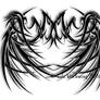 stylish black wings