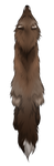 Burgundy Fox Pelt by TokoTime