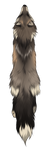 Platinum Cross Fox Pelt by TokoTime