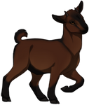Brown Pygmy Goat by TokoTime