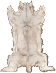 Albino Lynx Pelt by TokoTime
