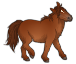 Chestnut Miniature Horse by TokoTime