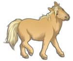 Palomino Miniature Horse by TokoTime