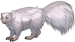 Lavender Skunk Companion by TokoTime