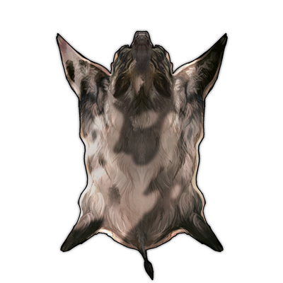 Piebald Boar Pelt