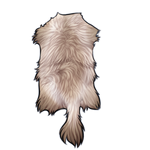 Albino Wolverine Pelt by TokoTime