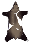 Piebald Bear Pelt by TokoTime