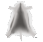 Silver Caribou Pelt by TokoTime
