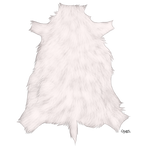 Albino Caribou Pelt by TokoTime