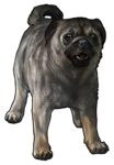 Pug Companion- Brindle by TokoTime