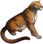 Red Mountain Lion Companion by TokoTime