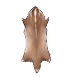Cream Badger Pelt by TokoTime