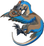 Donation Dino Friend- Blue by TokoTime