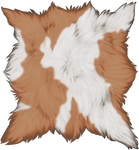 Tan Pied Goat Pelt by TokoTime