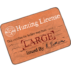 Large Game Hunting License by TokoTime on DeviantArt