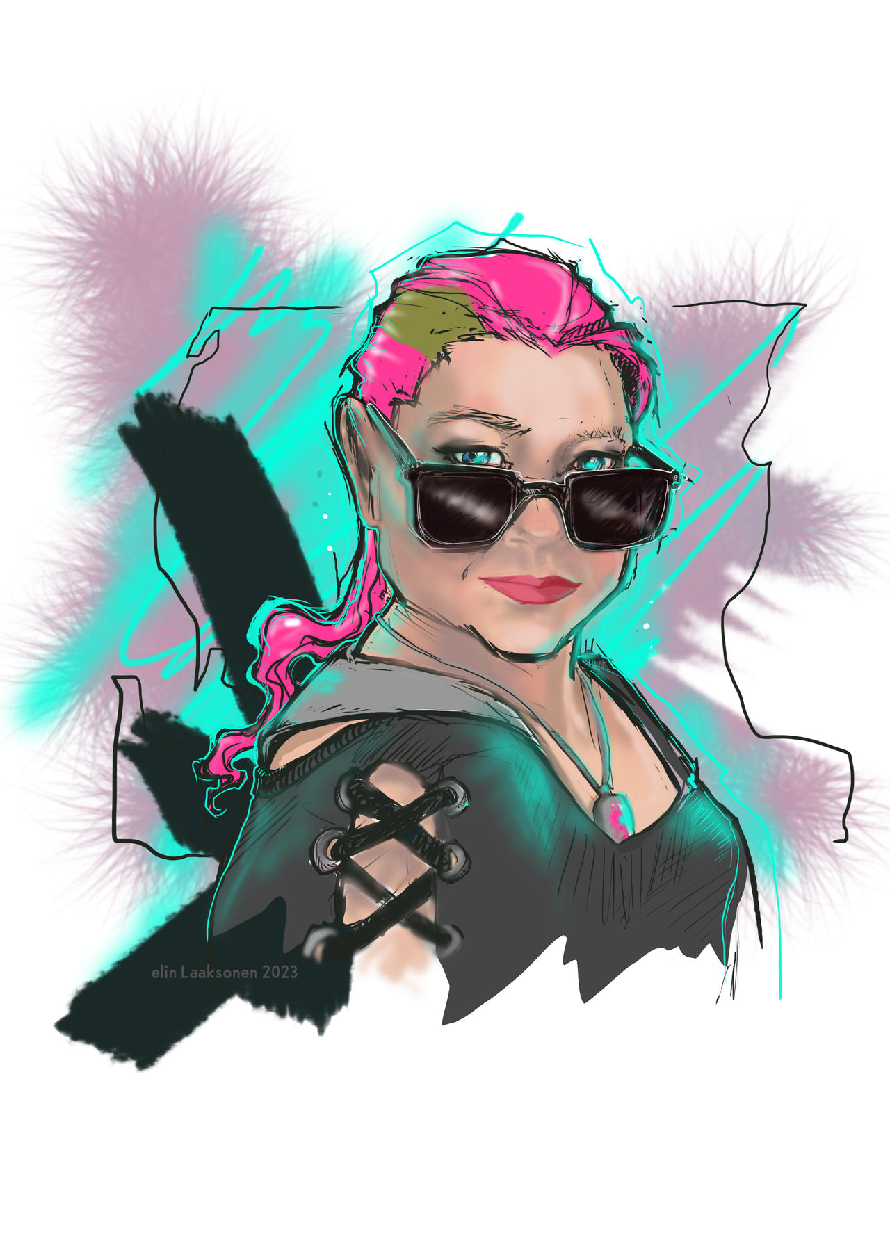 Main Character Portrait Comission By 3lin On DeviantArt