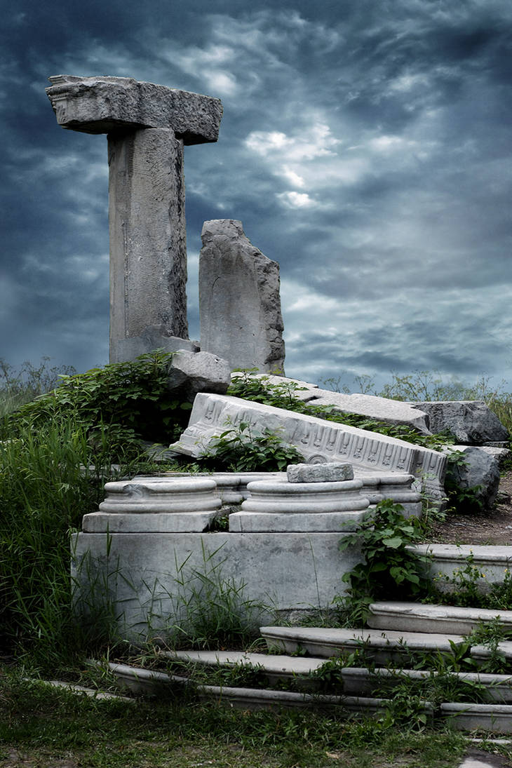 STOCK: Ruins Background by FrozenStarART on DeviantArt