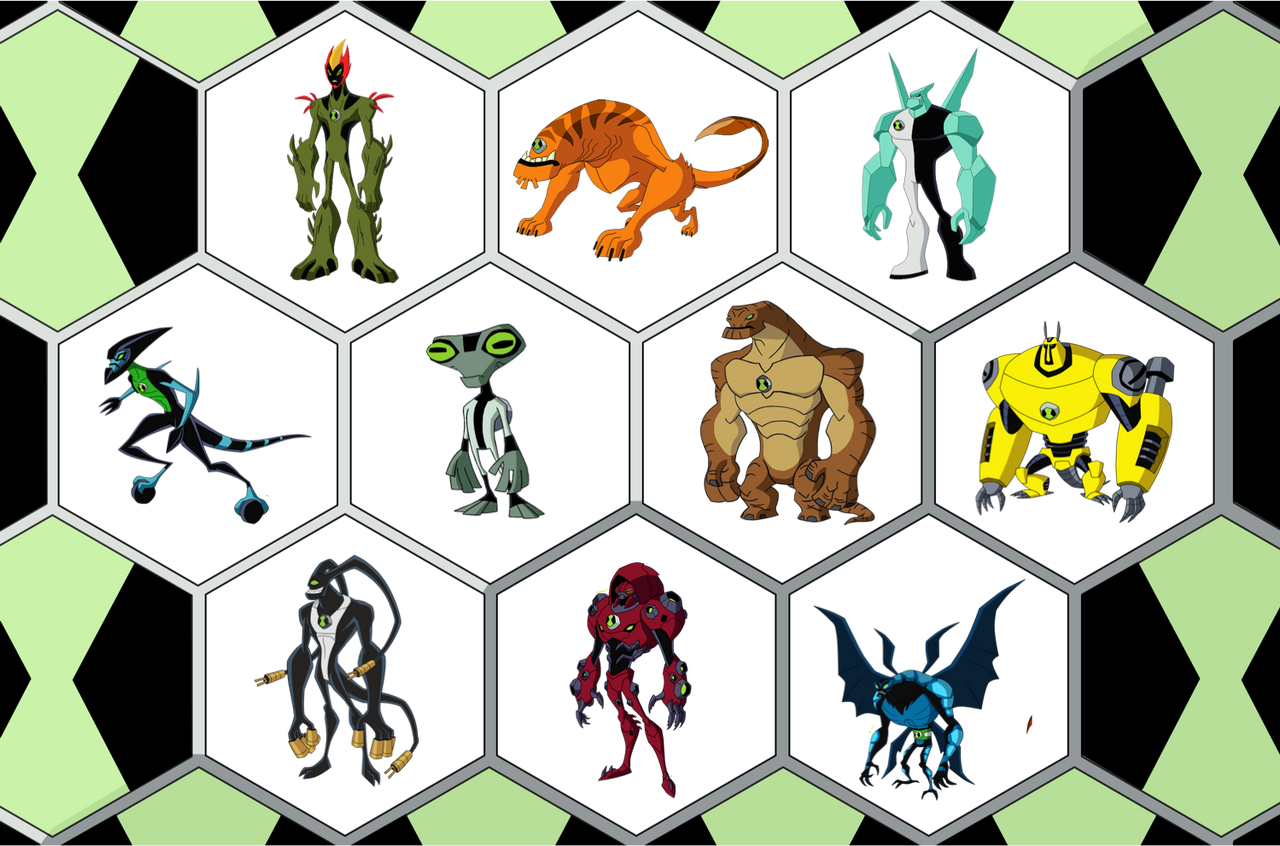 Which of Ben's aliens are stronger, the original ten aliens from