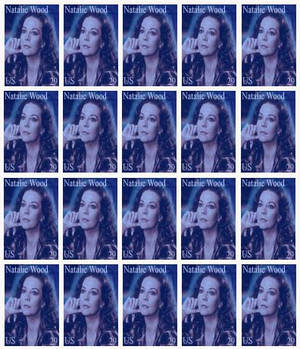 Natalie Wood Stamp Sheet