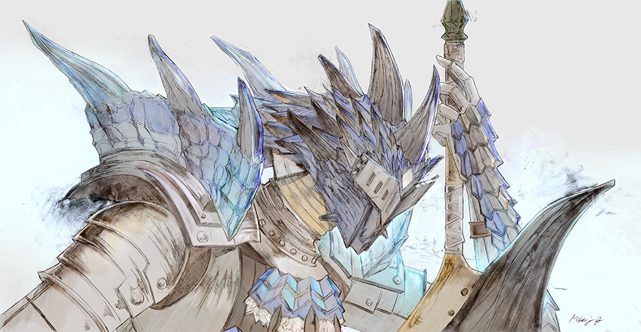 Monster Hunter Azure Rathalos Armor by HeyitsMop on DeviantArt