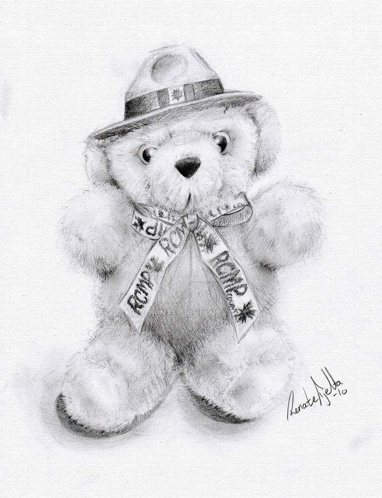 Teddy Bear Drawing Realistic - bmp-ever