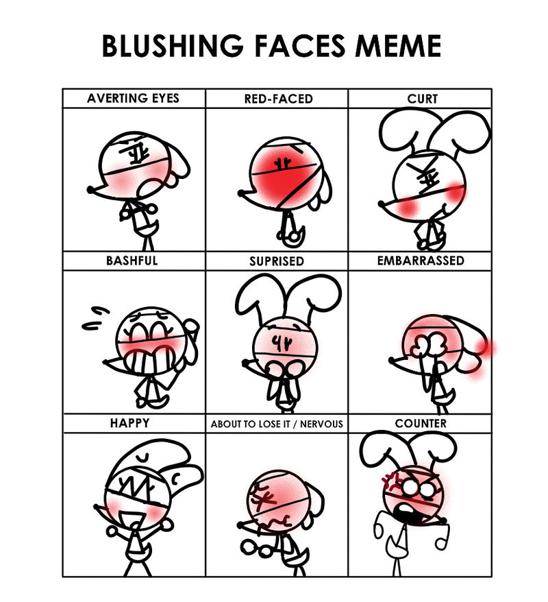 blushing faces meme ft human!sprackle by DitkaSaysHi on DeviantArt
