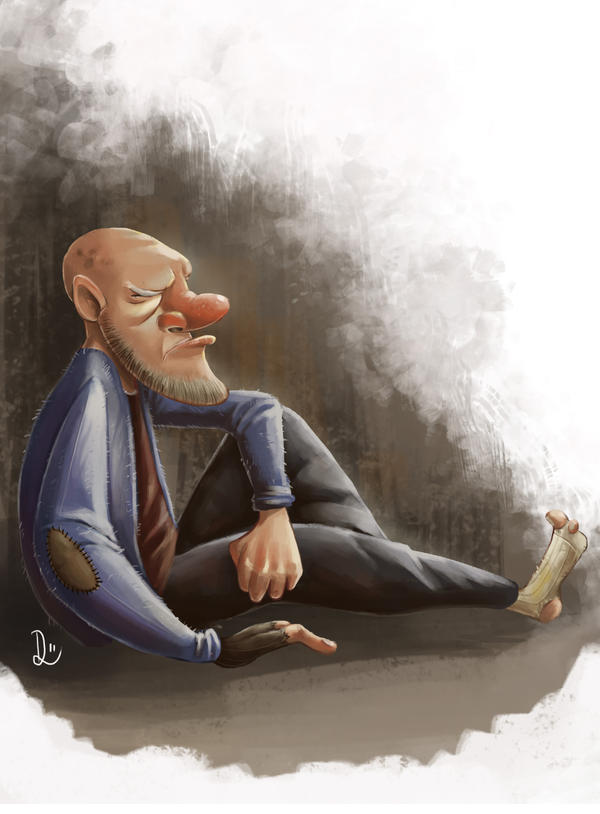 Bearded Homeless Deviantart Homeless by daphies on DeviantArt