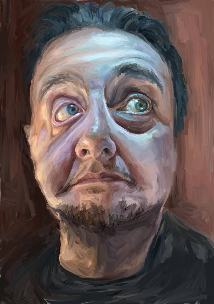 Distorted face by Akiratmeo on DeviantArt