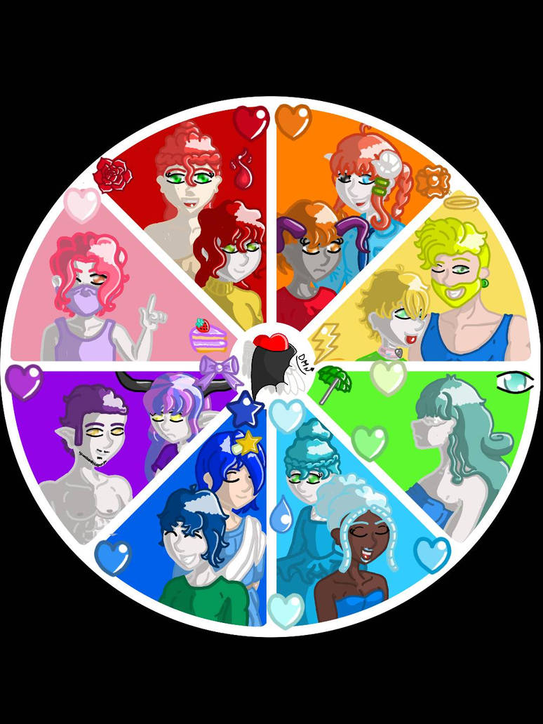 ColorWheelChallenge Ocs by IlPiacereDelPeccato on DeviantArt