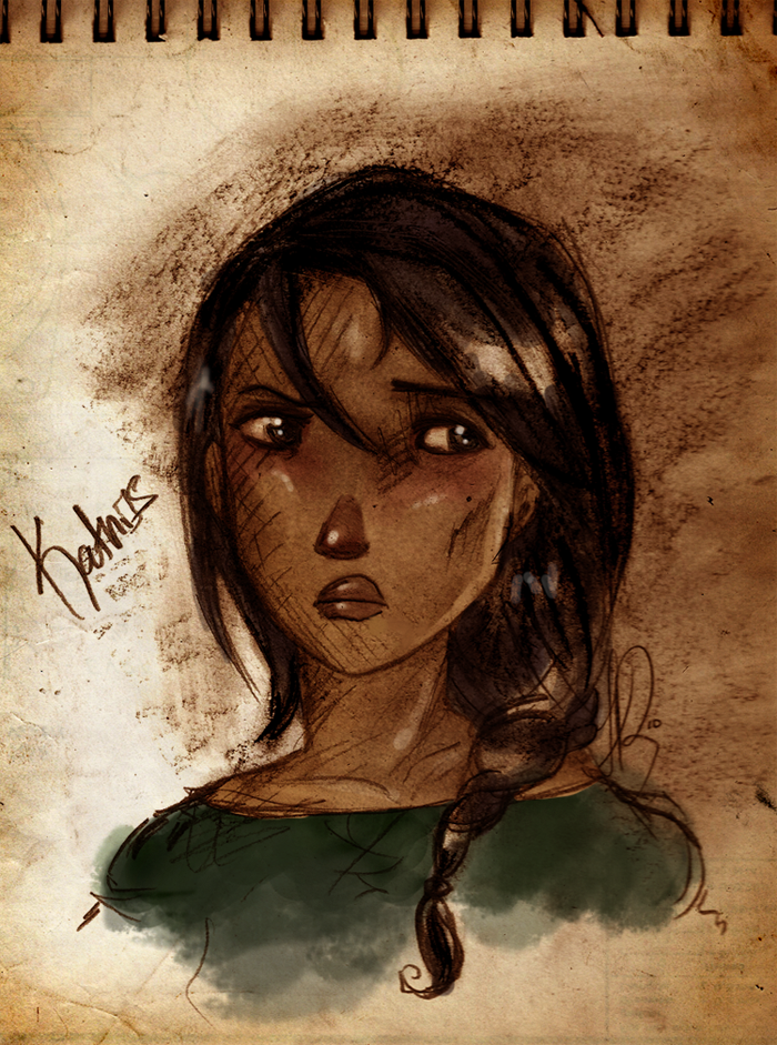 HG sketches: Katniss