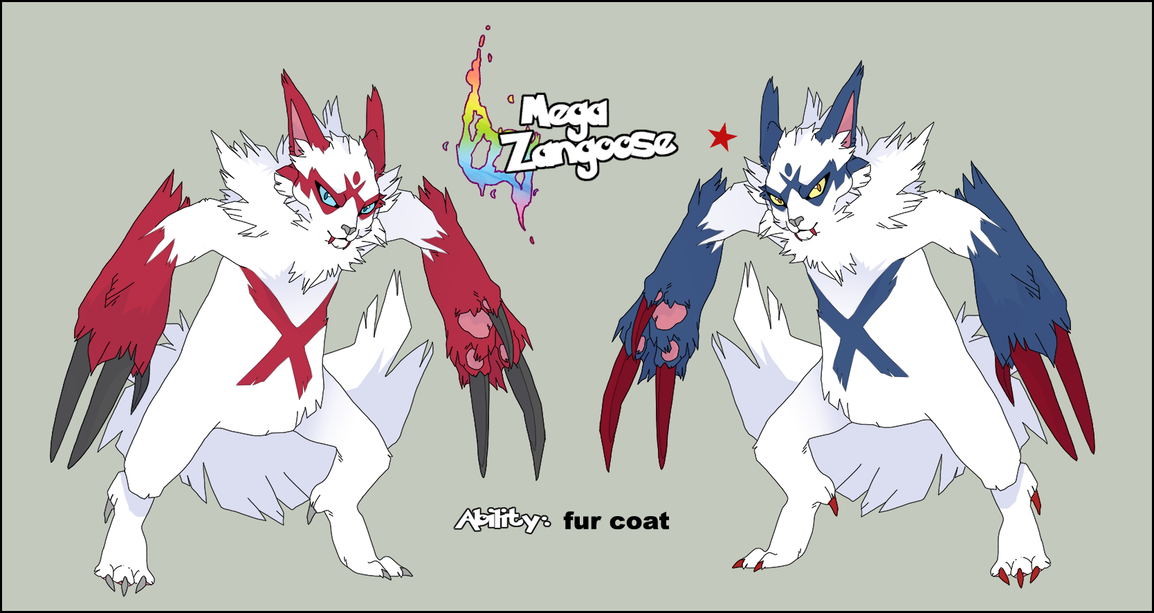 Zangoose's Mega Punch by Pokemonsketchartist on DeviantArt