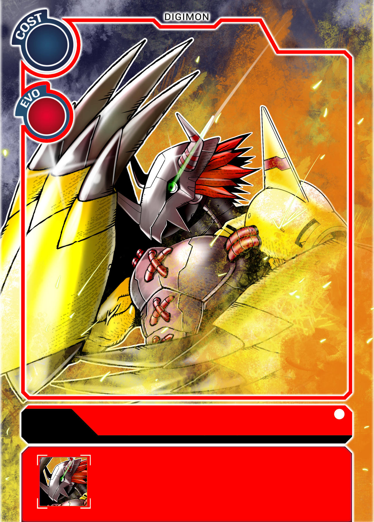 wargreymon digimon card DIGIMON CARD GAME WARGREYMON (DIGIMON RED) BT1-025 P-SR (JAPANESE VERSION)