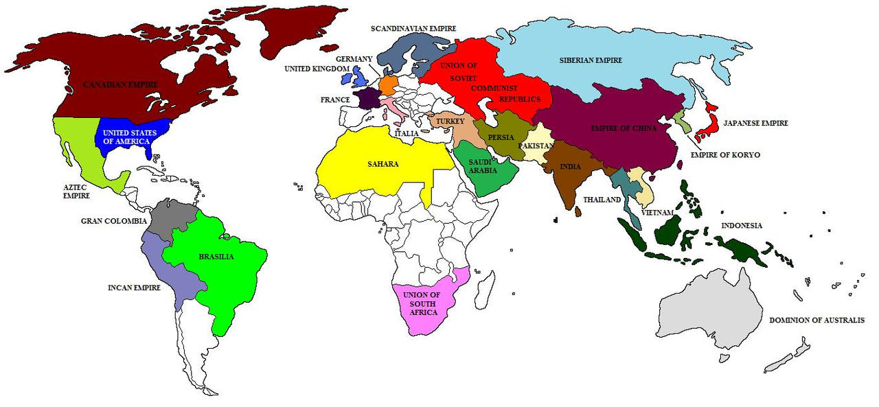 Filler #2: My First Alternate History Map by Mobiyuz on DeviantArt