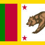 TL31!Californian Flag in the style of Sri Lanka