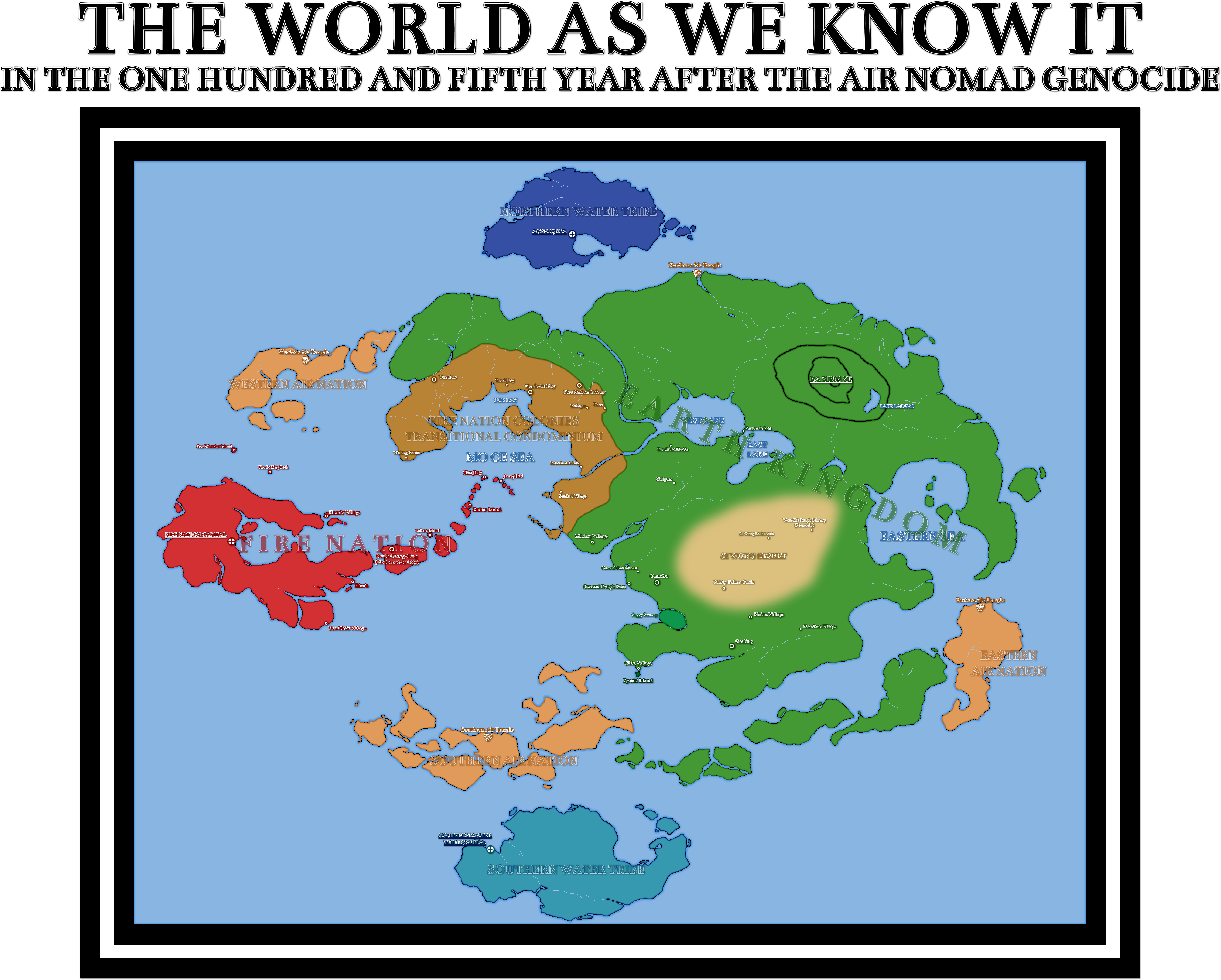 Mapping Avatar: The Last Airbender