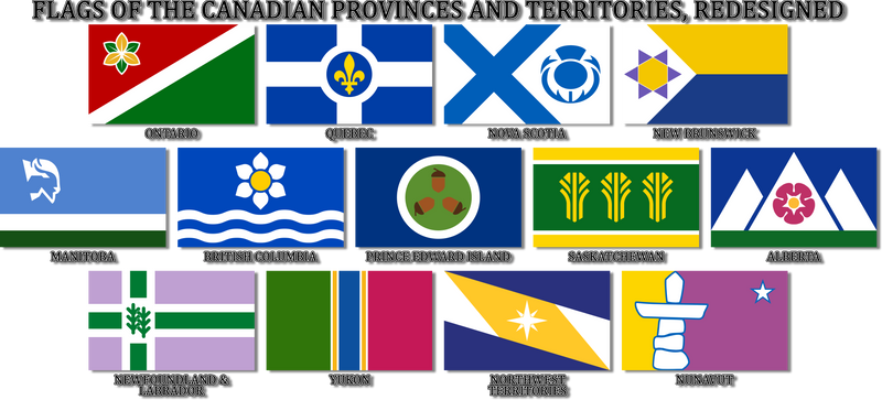 Canadian Province and Territory Flag Redesigns