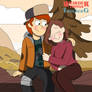 Thomas and Johanna in the great outdoors.