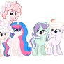 Mane 6 for  Gingerbellrock